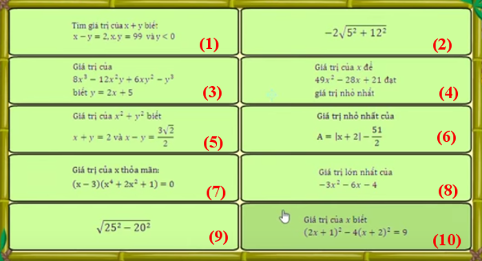 Đề thi Violympic Toán lớp 8 vòng 3