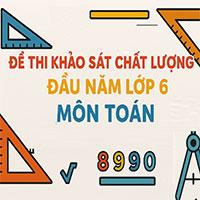 Đề thi vào lớp 6 môn Toán trường THCS Lê Quý Đôn, Thanh Hóa